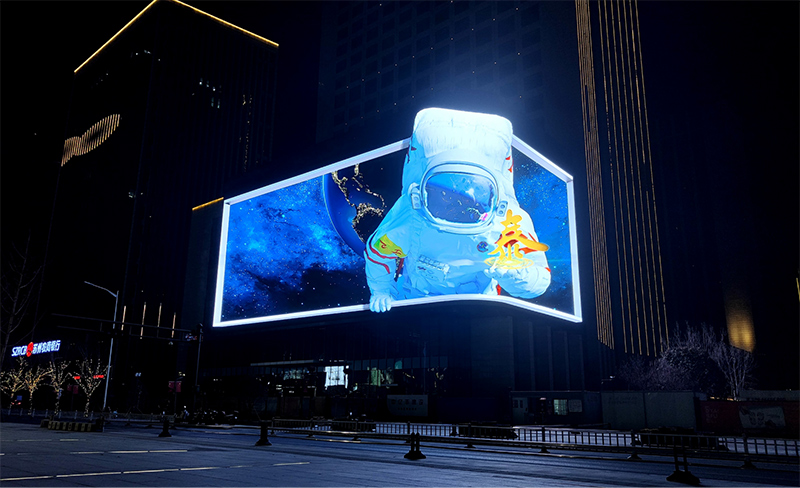 國慶佳節(jié)，裸眼3D顯示屏再度被震撼到