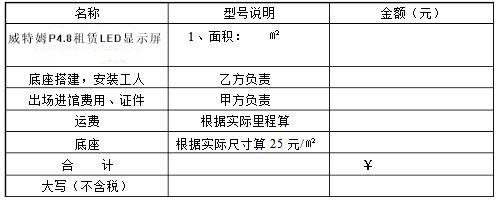 LED顯示屏租賃價(jià)格多少錢？包含哪些費(fèi)用
